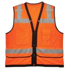 8253HDZ 4/5XL ORANGE HD MESH VEST - USA Tool & Supply