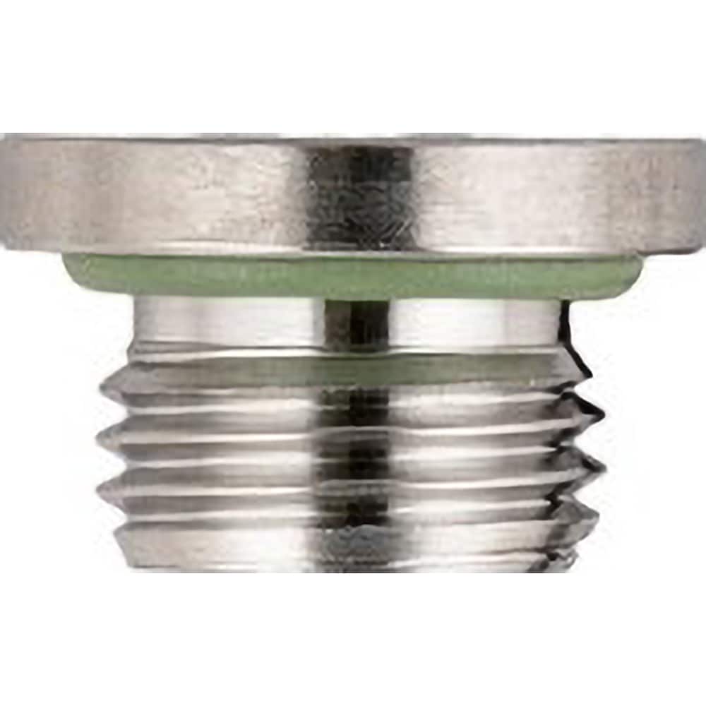 Aignep USA - Stainless Steel Pipe Fittings; Type: Plug ; Fitting Size: M5x0.8 ; End Connections: BSPP ; Material Grade: 316L Stainless Steel ; Pressure Rating (psi): 290 - Exact Industrial Supply