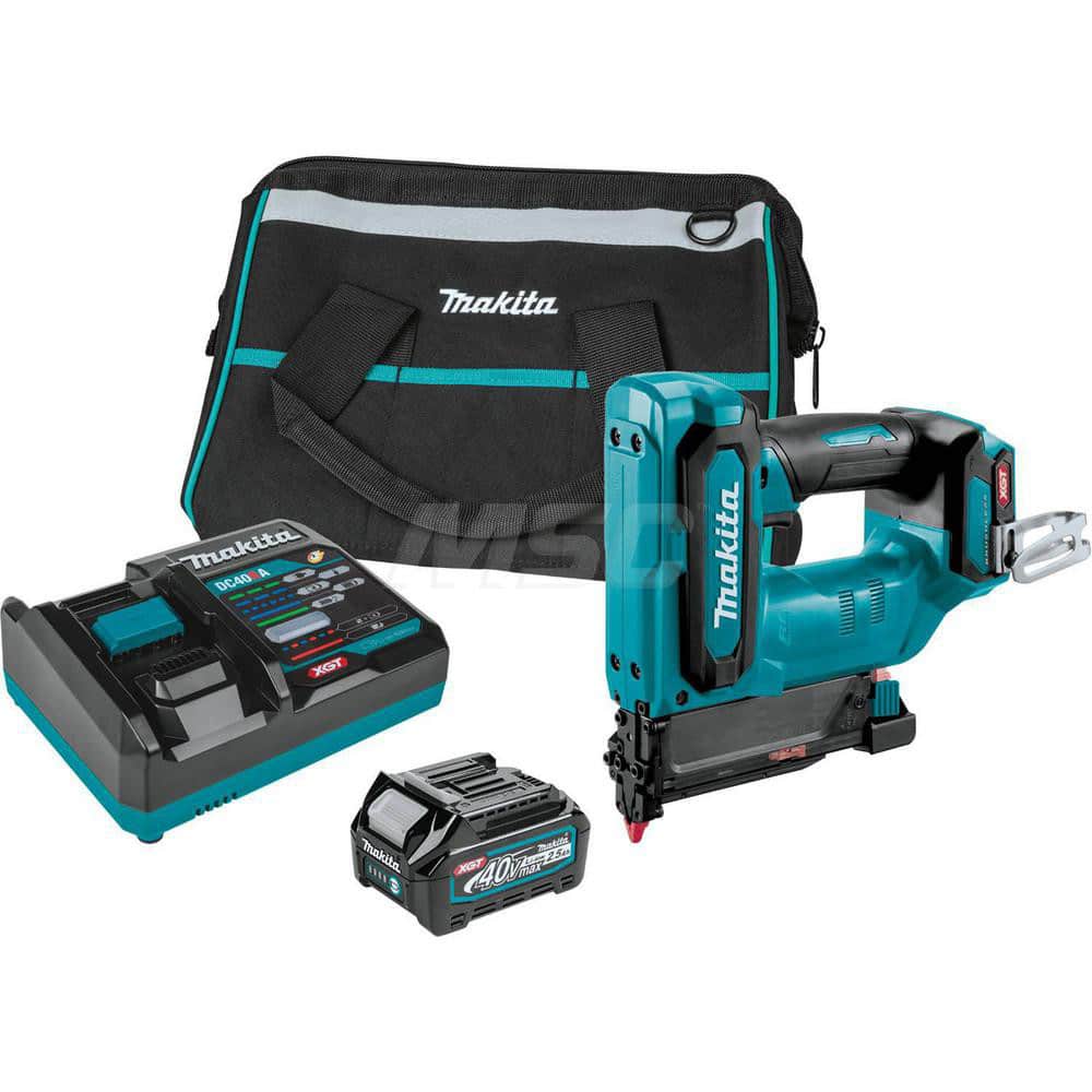 Cordless Nailers; Voltage: 40.00; Nailer Type: Cordless Brushless Finish Nailer Kit; Nail Diameter (Gauge): 23.00; Nail Length: 5/8 in, 11/16 in, ™ in, 1 in, 1-3/16 in, 1-3/8 in; Battery Series: XGT; Batteries Included: Yes; Battery Capacity: 2.5 Ah; Num
