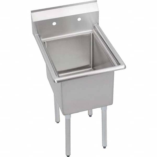 ELKAY - Stainless Steel Sinks Type: Scullery Sink Outside Length: 23 (Inch) - USA Tool & Supply