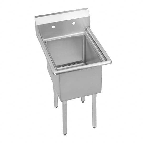 ELKAY - Stainless Steel Sinks Type: Scullery Sink Outside Length: 25 (Inch) - USA Tool & Supply