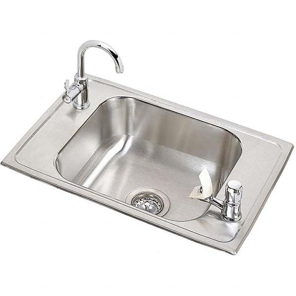 ELKAY - Stainless Steel Sinks Type: Drop In Sink Outside Length: 25 (Inch) - USA Tool & Supply