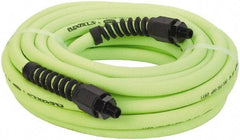 Legacy - 3/8" ID x 0.61" OD 35' Long Multipurpose Air Hose - MNPT x MNPT Ends, 300 Working psi, 150°, 1/4" Fitting, Green - USA Tool & Supply