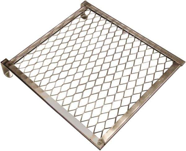 Wooster Brush - 2 Gal Compatible Paint 4-Sided Heavy-Duty Grid - 7" Roller Compatibility, Metal - USA Tool & Supply