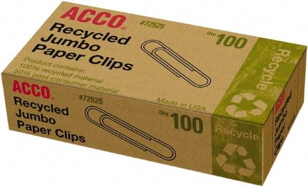 ACCO - 4-1/2" Wide Paper Fastener - Silver - USA Tool & Supply