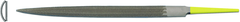 6" INOX Half-Round Ring File, Cut 0 - USA Tool & Supply