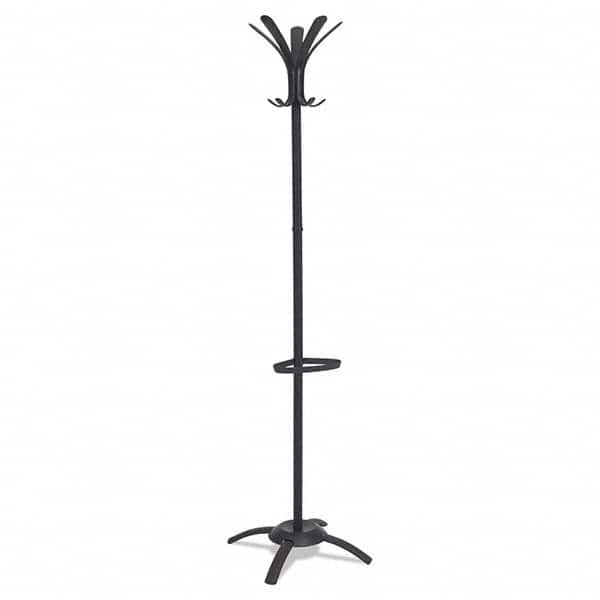 Alba - Coat Racks, Hooks & Shelving Type: Floor Rack Number of Hooks: 10 - USA Tool & Supply