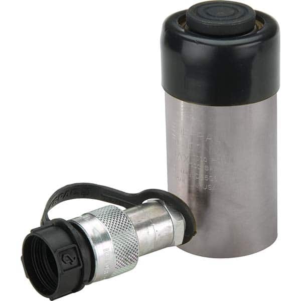 Enerpac - Compact Hydraulic Cylinders Type: Single Acting Mounting Style: Base Mounting Holes - USA Tool & Supply