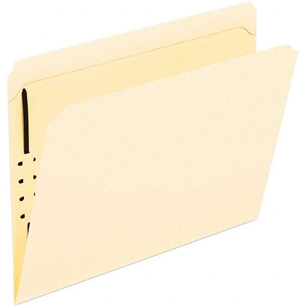 Pendaflex - 8-1/2 x 11", Letter Size, Manila, File Folders with Top Tab - Straight Tab Cut Location - USA Tool & Supply