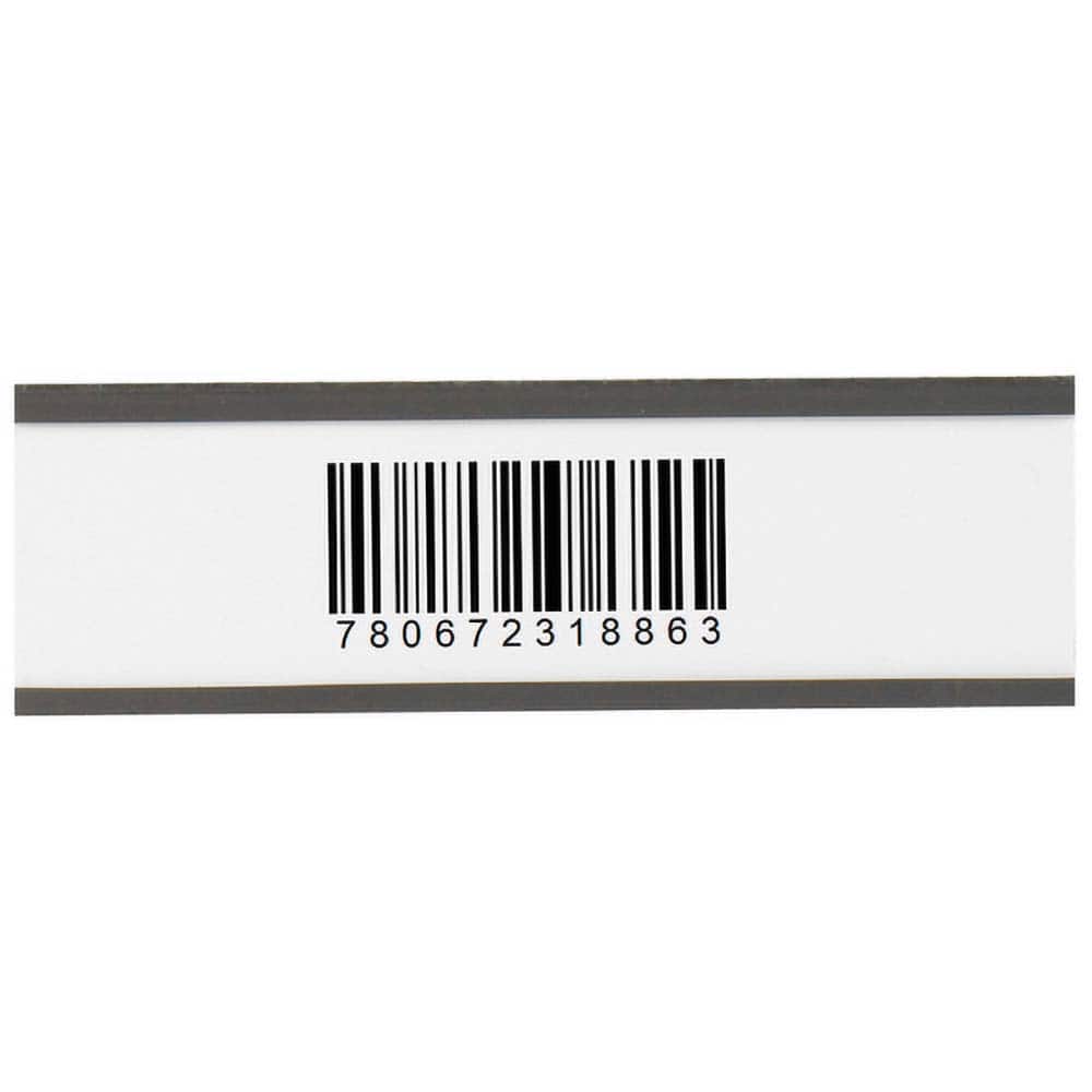 Value Collection - Label Holders Backing: Magnetic Width (Inch): 6 - USA Tool & Supply