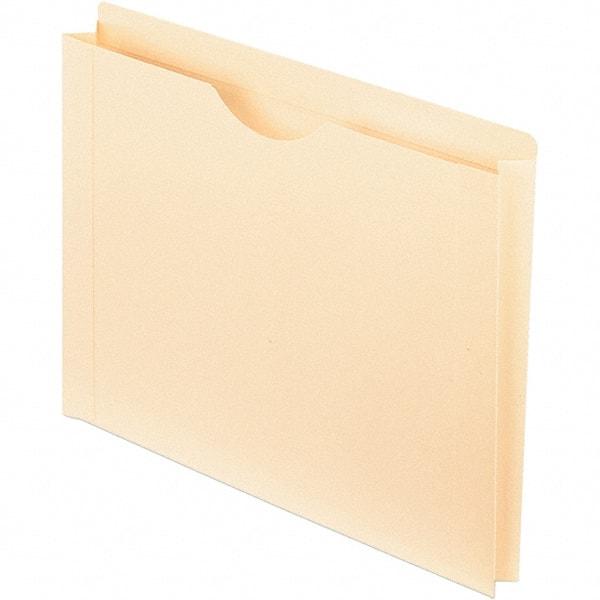 Pendaflex - 11-5/8 x 9-1/2", Letter Size, Manila, File Jacket - 11 Point Stock, Straight Tab Cut Location - USA Tool & Supply