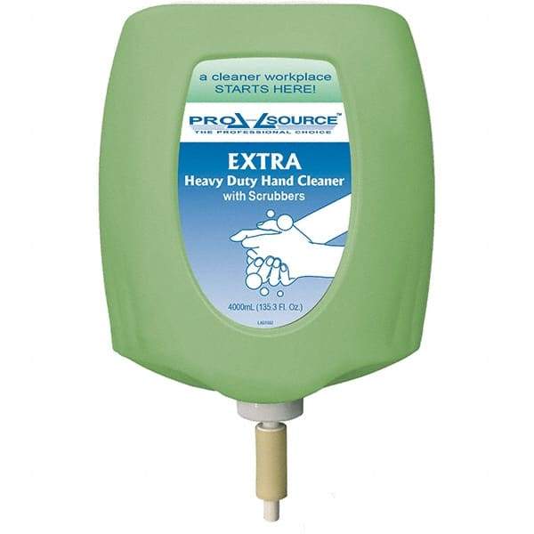 PRO-SOURCE - 4,000 mL Dispenser Refill Liquid Hand Cleaner with Grit - Bright Green, Lemon Lime Scent - USA Tool & Supply