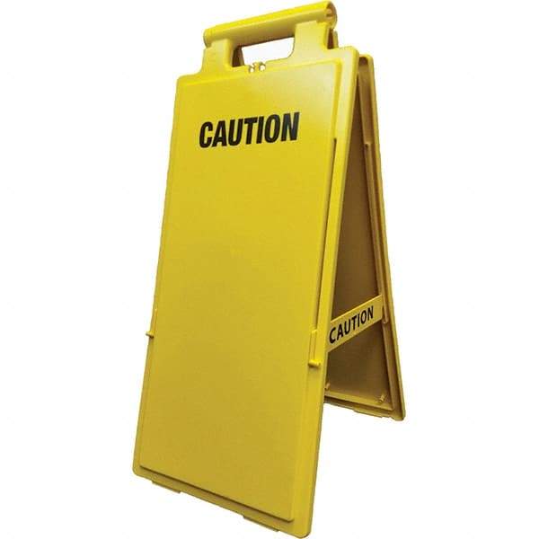PRO-SAFE - Cone & A Frame Floor Signs Shape: A-Frame Type: Restroom, Janitorial & Housekeeping - USA Tool & Supply
