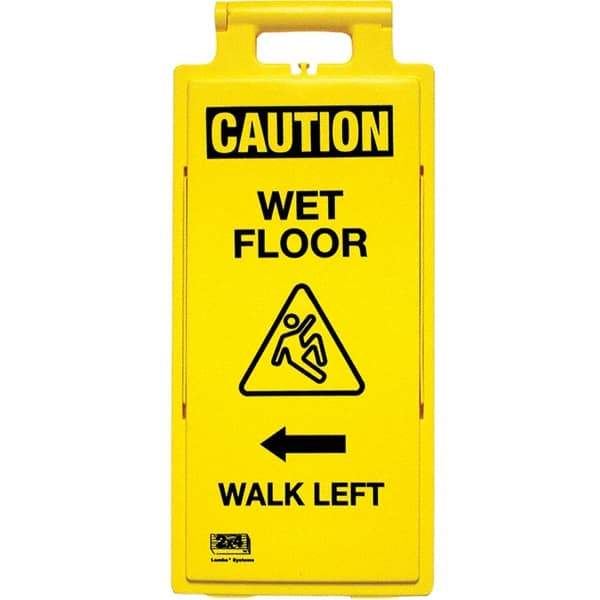 PRO-SAFE - Cone & A Frame Floor Signs Shape: A-Frame Type: Restroom, Janitorial & Housekeeping - USA Tool & Supply