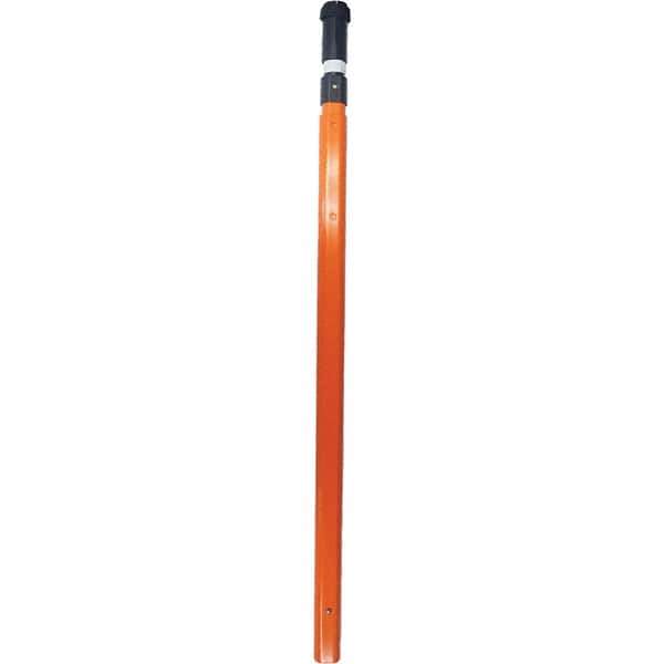 PRO-SAFE - 8' High, Traffic Sign Mounting Hardware - Steel, Compatible with 114" High x 18" Wide Signs, Orange - USA Tool & Supply