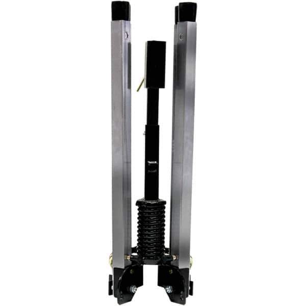 PRO-SAFE - 1-3/4' High, Traffic Sign Mounting Hardware - Aluminum, Compatible with 69" High x 48" Wide Signs, Silver - USA Tool & Supply