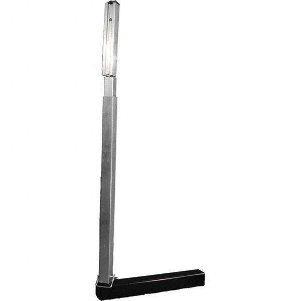 PRO-SAFE - 3.291' High, Traffic Sign Mounting Hardware - Aluminum, Compatible with 55" High x 48" Wide Signs, Silver - USA Tool & Supply