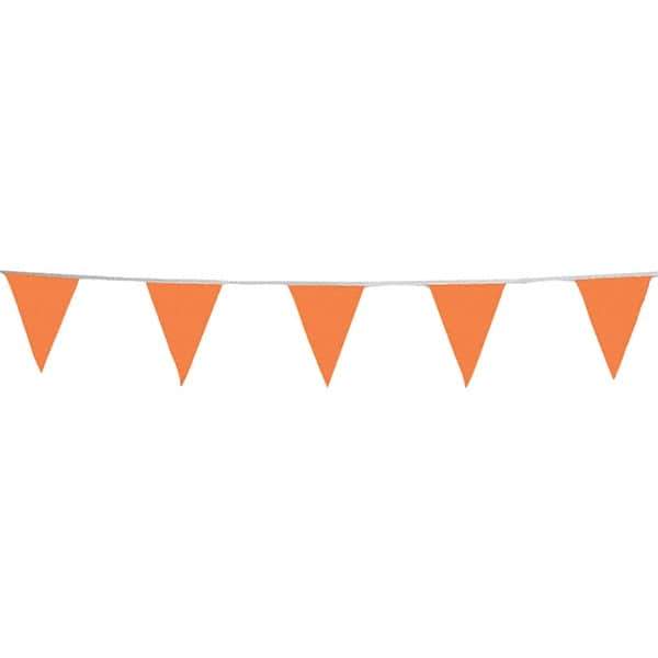PRO-SAFE - Pennants Color: Orange Overall Length (Feet): 60.00 - USA Tool & Supply