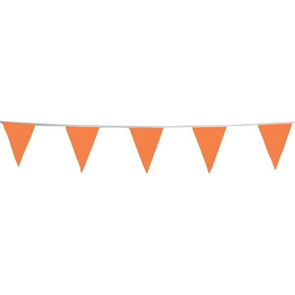 PRO-SAFE - Pennants Color: Orange Overall Length (Feet): 100.00 - USA Tool & Supply