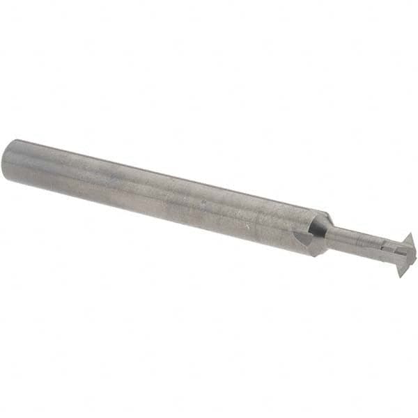Accupro - 3/16° 3/16" Cut Diam, 0.055" Cut Width, 3/16" Shank, Solid Carbide Double-Angle Cutter - USA Tool & Supply