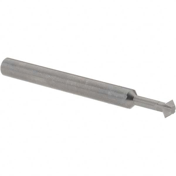 Accupro - 3/16° 3/16" Cut Diam, 0.093" Cut Width, 3/16" Shank, Solid Carbide Double-Angle Cutter - USA Tool & Supply