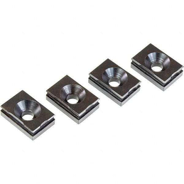 Air Vise Workholding - 2 Piece Vise Workholding Grapplers - Alloy Steel, 12.75mm Long, 1/4" High - USA Tool & Supply