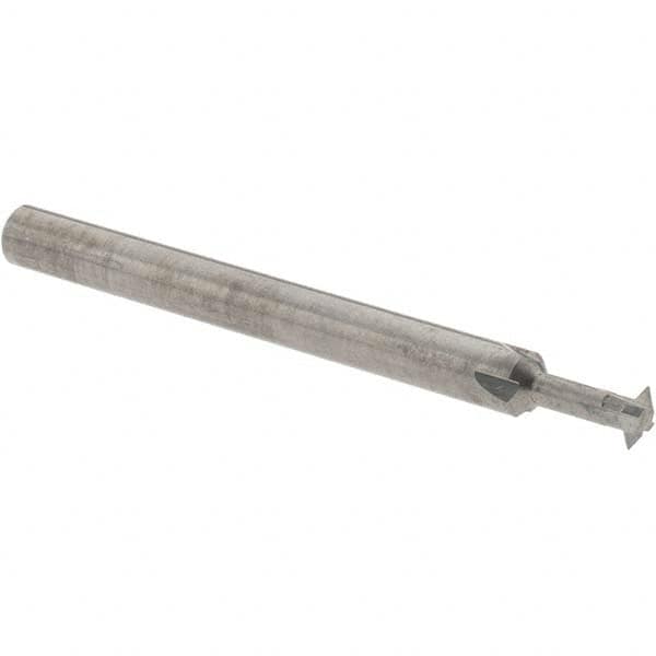 Accupro - 1/8° 1/8" Cut Diam, 0.036" Cut Width, 1/8" Shank, Solid Carbide Double-Angle Cutter - USA Tool & Supply