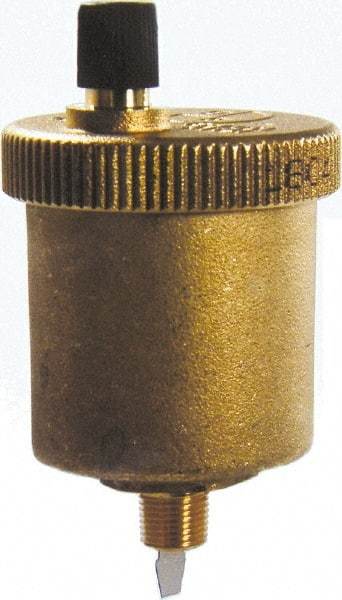Bell & Gossett - 1/8" Pipe Automatic Air Vent - 150 Max psi, NPTM End Connection - USA Tool & Supply