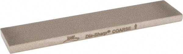 DMT - 4" Long x 0.88" Wide x 0.19" Thick, Diam ond Sharpening Stone - Rectangle, Coarse Grade - USA Tool & Supply