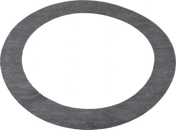 Made in USA - 6" Pipe, 6-5/8" ID x 8-3/4" OD Flange Gasket - Graphite, Silver Gray, 1/16" Thick - USA Tool & Supply