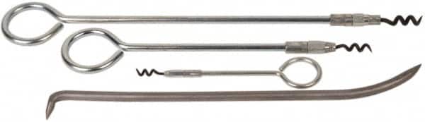 Made in USA - 4 Piece Rigid Shaft Packing Tool Set - USA Tool & Supply