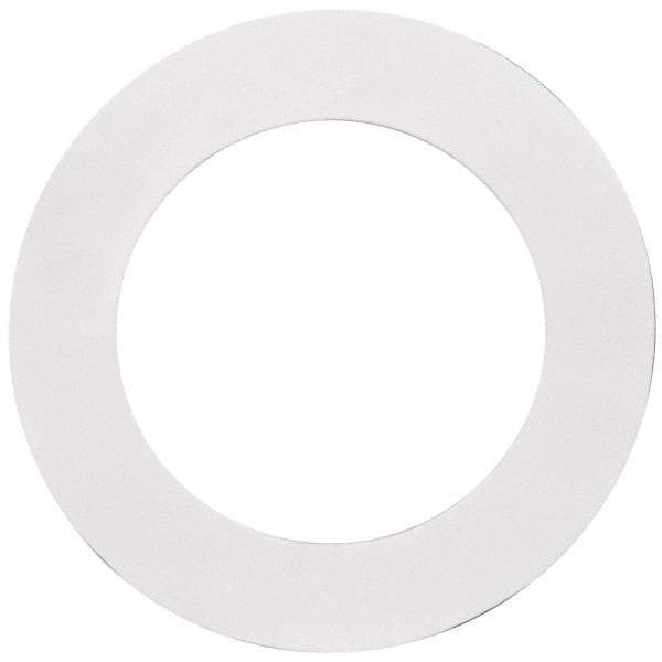 Made in USA - 4" Pipe, Flange Gasket - Gore-Tex GR, White, 1/16" Thick - USA Tool & Supply