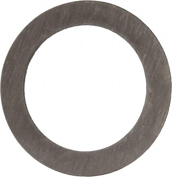 Made in USA - 5" Pipe, 5-9/16" ID x 7-3/4" OD Flange Gasket - Carbon Fiber, Black, 1/16" Thick - USA Tool & Supply
