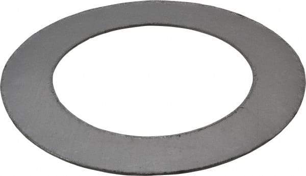 Made in USA - 4" Pipe, 4-1/2" ID x 6-7/8" OD Flange Gasket - Graphite, Dark Gray, 1/16" Thick - USA Tool & Supply