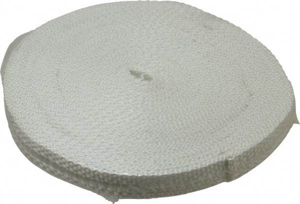 Made in USA - 1/8" Thick x 1" Wide, Fiberglass Gasket Tape - 100' Long, Tan - USA Tool & Supply