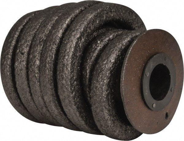 Made in USA - 5/8" x 4.7' Spool Length, Graphite Impregnated Aramid Compression Packing - USA Tool & Supply