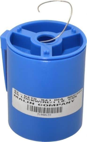 Value Collection - 18 Gage, 0.041 Inch Diameter x 221 Ft. Long, 302/304 Safety Lock Wire - 1 Lb. Shipping Weight - USA Tool & Supply