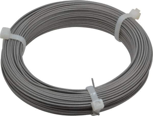 Value Collection - 24 Gage, 0.055 Inch Diameter x 124 Ft. Long, 302/304 Music Wire Coil - ASTM A580, 1 Lb. Shipping Weight - USA Tool & Supply