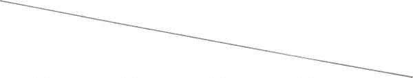 Value Collection - 16 Gage, 0.037 Inch Diameter x 1 Ft. Long, High Carbon Steel, Cut and Straightened Music Wire - ASTM A228 - USA Tool & Supply