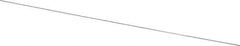 Value Collection - 16 Gage, 0.037 Inch Diameter x 1 Ft. Long, High Carbon Steel, Cut and Straightened Music Wire - ASTM A228 - USA Tool & Supply