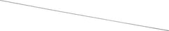 Value Collection - 17 Gage, 0.039 Inch Diameter x 1 Ft. Long, High Carbon Steel, Cut and Straightened Music Wire - ASTM A228 - USA Tool & Supply