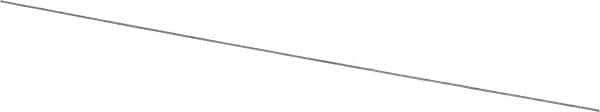 Value Collection - 20 Gage, 0.045 Inch Diameter x 1 Ft. Long, High Carbon Steel, Cut and Straightened Music Wire - ASTM A228 - USA Tool & Supply