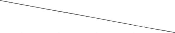Value Collection - 25 Gage, 0.059 Inch Diameter x 1 Ft. Long, High Carbon Steel, Cut and Straightened Music Wire - ASTM A228 - USA Tool & Supply
