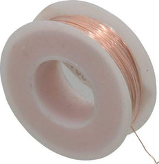 Made in USA - 26 Gage, 0.0159" Diameter x 315' Long, Bare, Copper Bus Bar Wire - Pure Copper (ASTM B3) - USA Tool & Supply