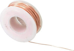 Made in USA - 20 Gage, 0.032" Diameter x 79' Long, Bare, Copper Bus Bar Wire - Pure Copper (ASTM B3) - USA Tool & Supply