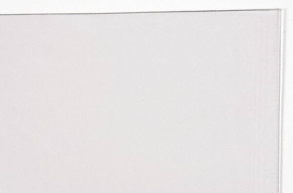 Made in USA - 1 Piece, 10" Wide x 20" Long Plastic Shim Stock Sheet - Clear (Color), ±10% Tolerance - USA Tool & Supply