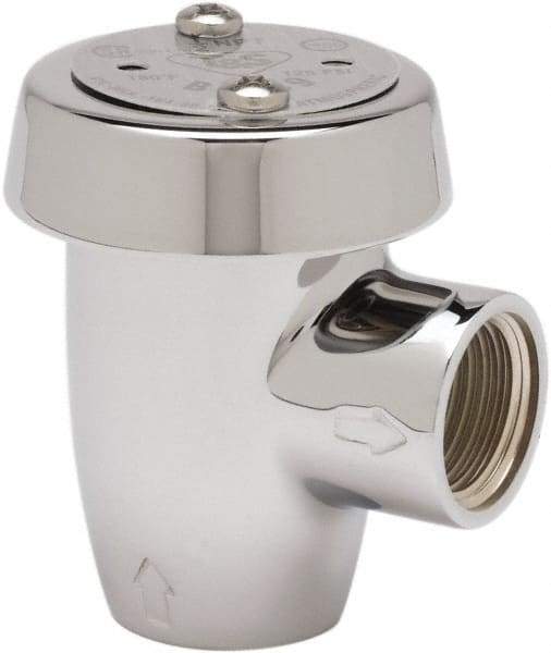 T&S Brass - 1/2" Fit, Vacuum Breaker Assembly - Chrome - USA Tool & Supply
