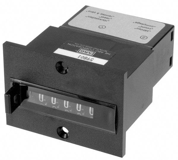 ARO/Ingersoll-Rand - 5 Digit Counter - Reset Button or Pneumatic Signal Reset - USA Tool & Supply