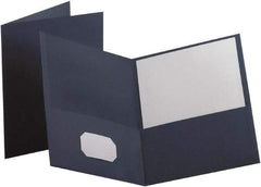 OXFORD - 8-1/2" Long x 11" Wide Pocket - Dark Blue - USA Tool & Supply