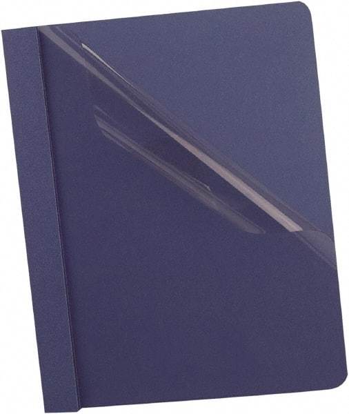 OXFORD - 11" Long x 8" Wide Report Cover - Dark Blue - USA Tool & Supply